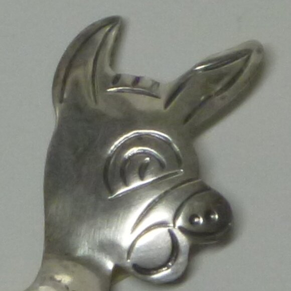 Vintage Sterling Silver J. Alvarez Donkey Brooch  Pin - Picture 2 of 8